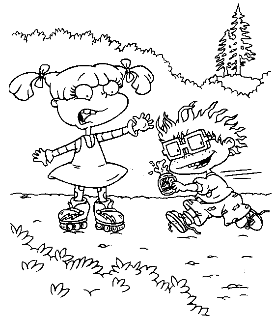 Раскраска: Rugrats (мультфильмы) #52790 - Бесплатные раскраски для печати