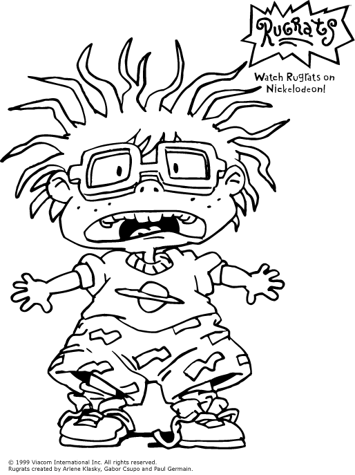 Раскраска: Rugrats (мультфильмы) #52791 - Бесплатные раскраски для печати