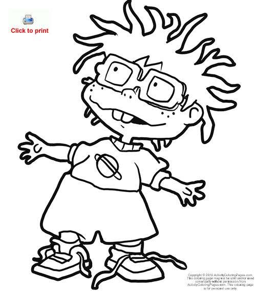 Раскраска: Rugrats (мультфильмы) #52812 - Бесплатные раскраски для печати