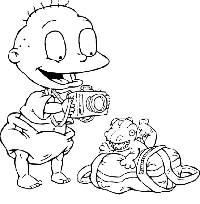 Раскраска: Rugrats (мультфильмы) #52835 - Бесплатные раскраски для печати