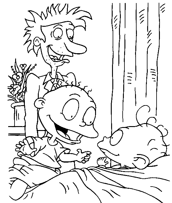 Раскраска: Rugrats (мультфильмы) #52866 - Бесплатные раскраски для печати
