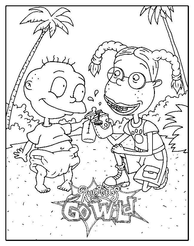 Раскраска: Rugrats (мультфильмы) #52867 - Бесплатные раскраски для печати