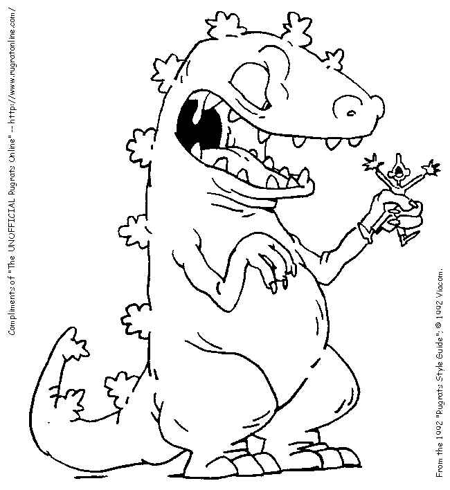 Раскраска: Rugrats (мультфильмы) #52878 - Бесплатные раскраски для печати