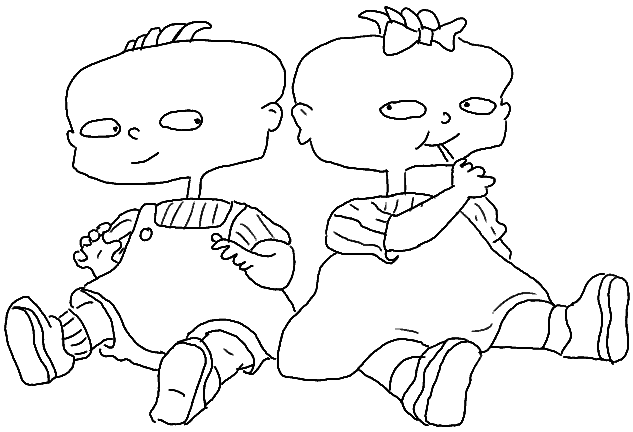 Раскраска: Rugrats (мультфильмы) #52886 - Бесплатные раскраски для печати