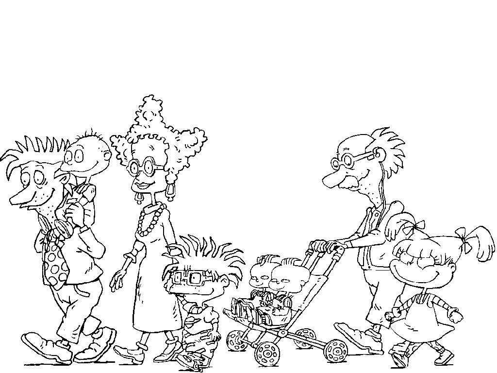 Раскраска: Rugrats (мультфильмы) #52890 - Бесплатные раскраски для печати