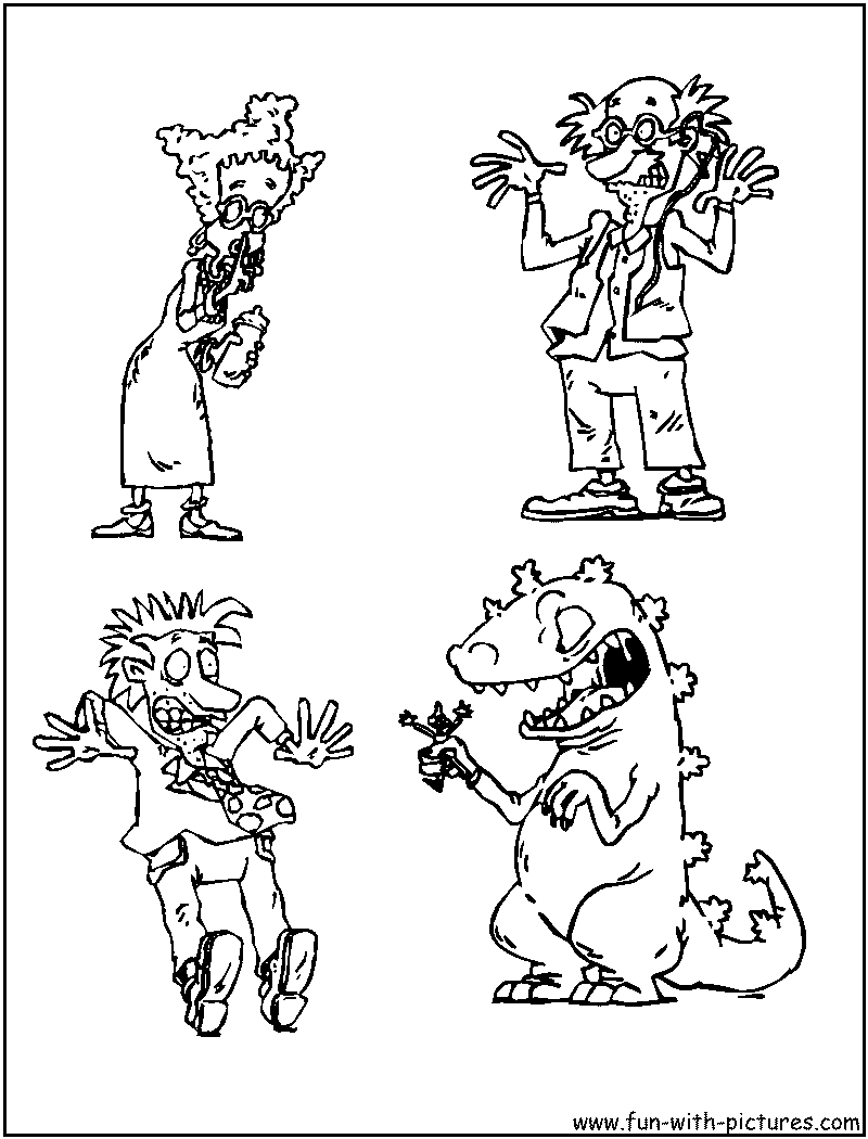 Раскраска: Rugrats (мультфильмы) #52905 - Бесплатные раскраски для печати