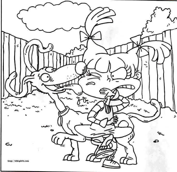 Раскраска: Rugrats (мультфильмы) #52955 - Бесплатные раскраски для печати