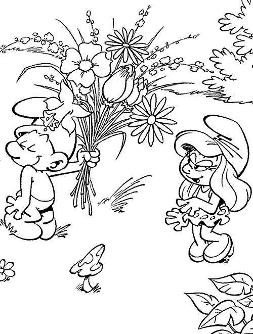 Раскраска: Smurfs (мультфильмы) #34690 - Бесплатные раскраски для печати
