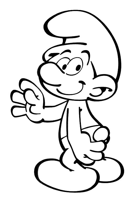 Раскраска: Smurfs (мультфильмы) #34741 - Бесплатные раскраски для печати
