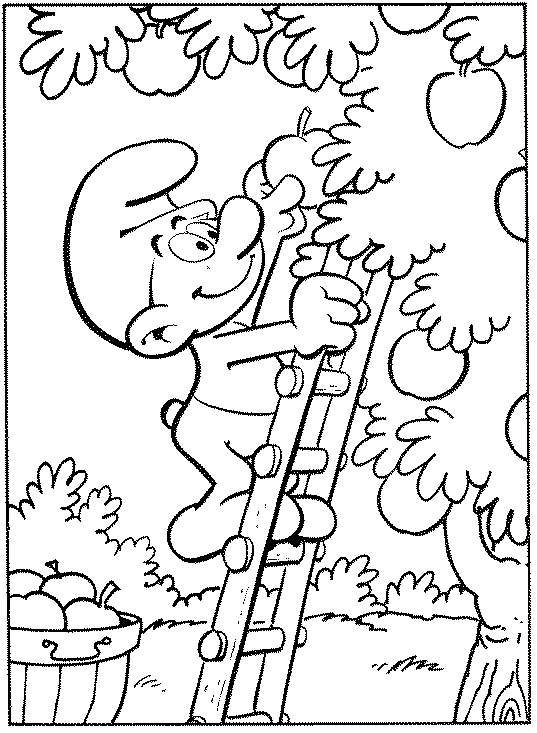 Раскраска: Smurfs (мультфильмы) #34868 - Бесплатные раскраски для печати
