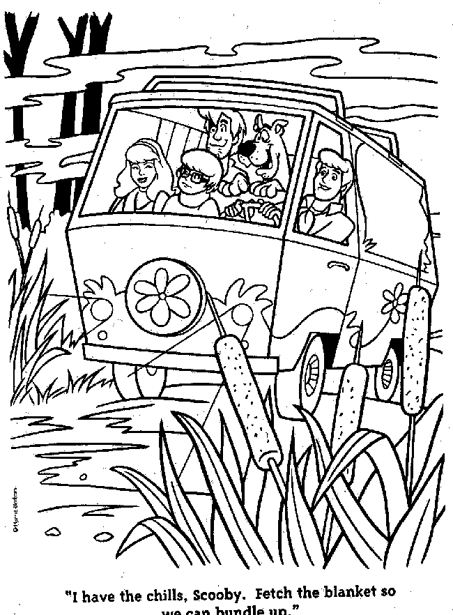 Раскраска: Скуби-ду (мультфильмы) #31537 - Бесплатные раскраски для печати
