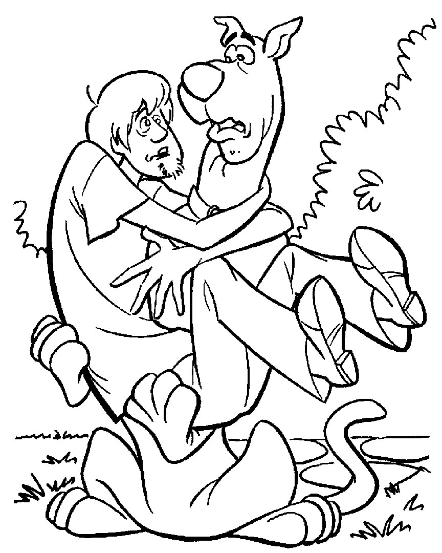 Раскраска: Скуби-ду (мультфильмы) #31538 - Бесплатные раскраски для печати