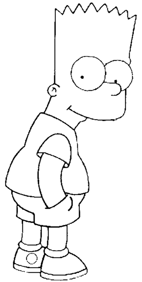 Раскраска: Симпсон (мультфильмы) #23814 - Бесплатные раскраски для печати