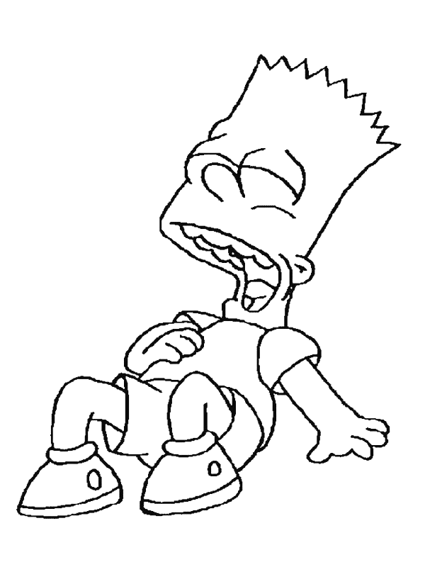 Раскраска: Симпсон (мультфильмы) #23831 - Бесплатные раскраски для печати