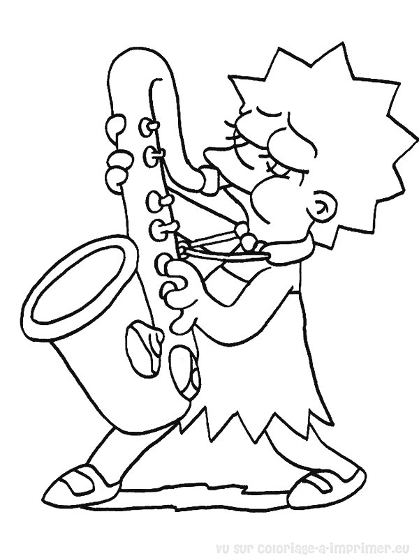 Раскраска: Симпсон (мультфильмы) #23908 - Бесплатные раскраски для печати
