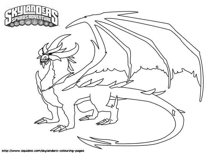 Раскраска: Skylanders (мультфильмы) #43449 - Бесплатные раскраски для печати