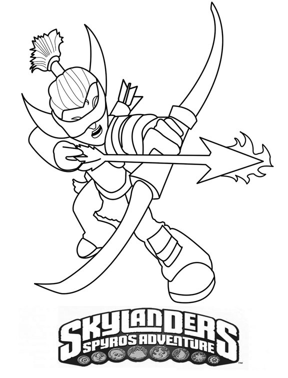 Раскраска: Skylanders (мультфильмы) #43529 - Бесплатные раскраски для печати