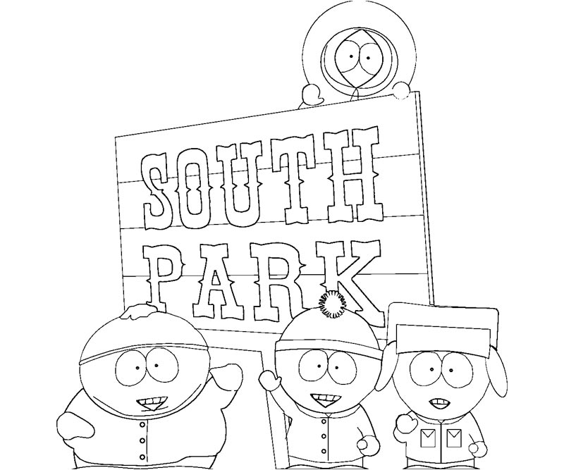 Раскраска: Южный парк (мультфильмы) #31235 - Бесплатные раскраски для печати