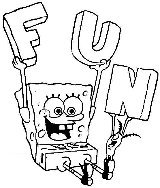 Раскраска: SpongeBob (мультфильмы) #33372 - Бесплатные раскраски для печати