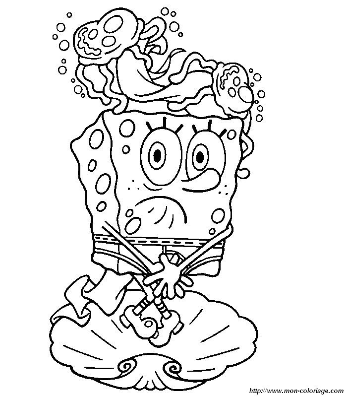 Раскраска: SpongeBob (мультфильмы) #33385 - Бесплатные раскраски для печати