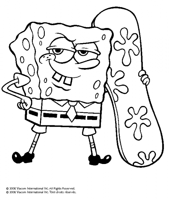 Раскраска: SpongeBob (мультфильмы) #33402 - Бесплатные раскраски для печати