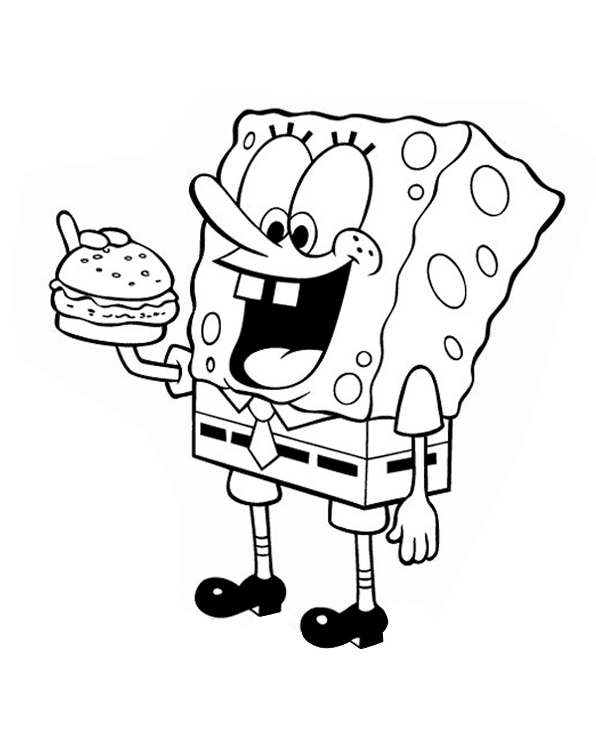 Раскраска: SpongeBob (мультфильмы) #33403 - Бесплатные раскраски для печати