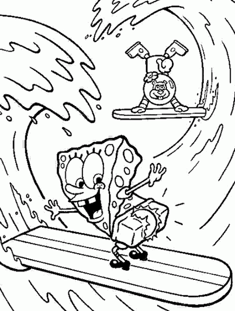 Раскраска: SpongeBob (мультфильмы) #33406 - Бесплатные раскраски для печати