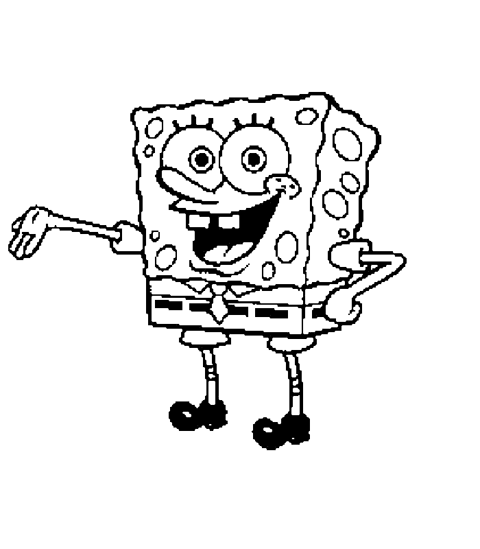 Раскраска: SpongeBob (мультфильмы) #33414 - Бесплатные раскраски для печати