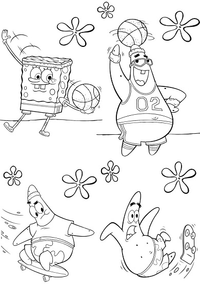 Раскраска: SpongeBob (мультфильмы) #33465 - Бесплатные раскраски для печати