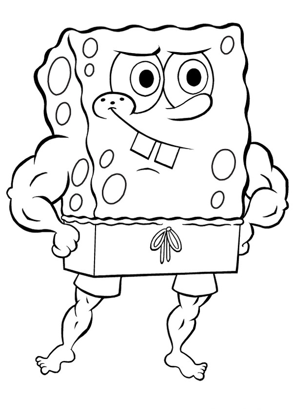 Раскраска: SpongeBob (мультфильмы) #33482 - Бесплатные раскраски для печати