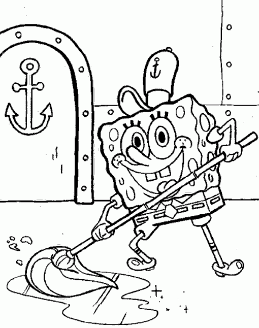 Раскраска: SpongeBob (мультфильмы) #33490 - Бесплатные раскраски для печати