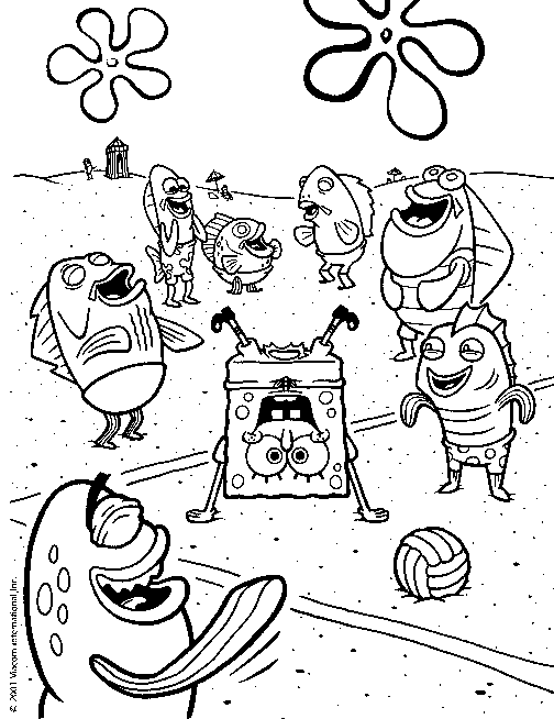 Раскраска: SpongeBob (мультфильмы) #33492 - Бесплатные раскраски для печати