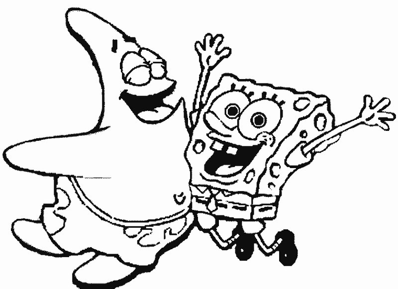 Раскраска: SpongeBob (мультфильмы) #33641 - Бесплатные раскраски для печати