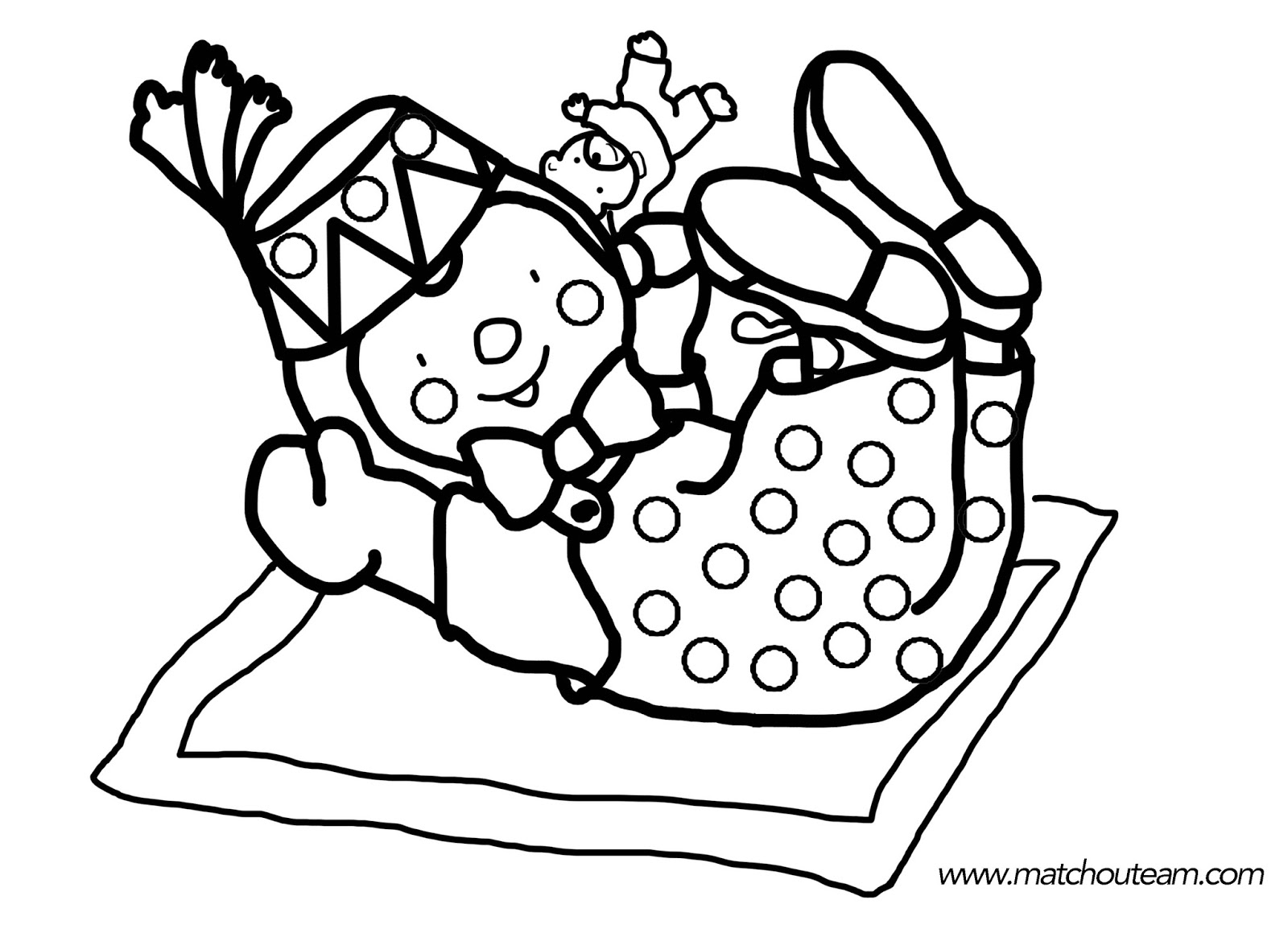 Раскраска: Чупи и Дуду (мультфильмы) #34112 - Бесплатные раскраски для печати