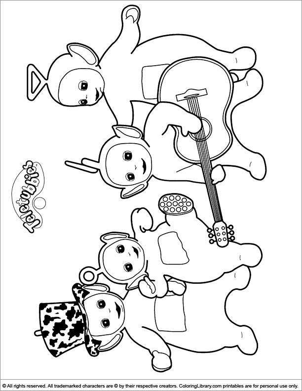 Раскраска: Телепузики (мультфильмы) #49779 - Бесплатные раскраски для печати