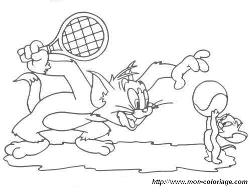 Раскраска: Том и Джерри (мультфильмы) #24341 - Бесплатные раскраски для печати