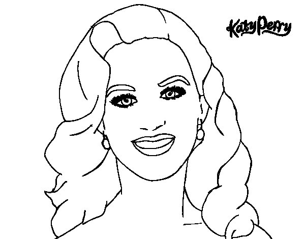 Раскраска: Кэти Перри (знаменитости) #123326 - Бесплатные раскраски для печати