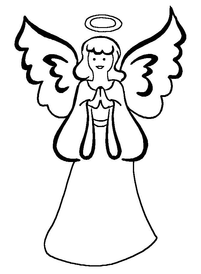 Раскраска: ангел (Персонажи) #86235 - Бесплатные раскраски для печати