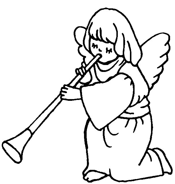 Раскраска: ангел (Персонажи) #86244 - Бесплатные раскраски для печати