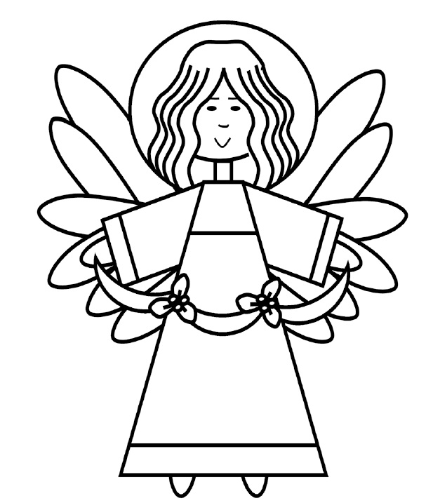 Раскраска: ангел (Персонажи) #86270 - Бесплатные раскраски для печати