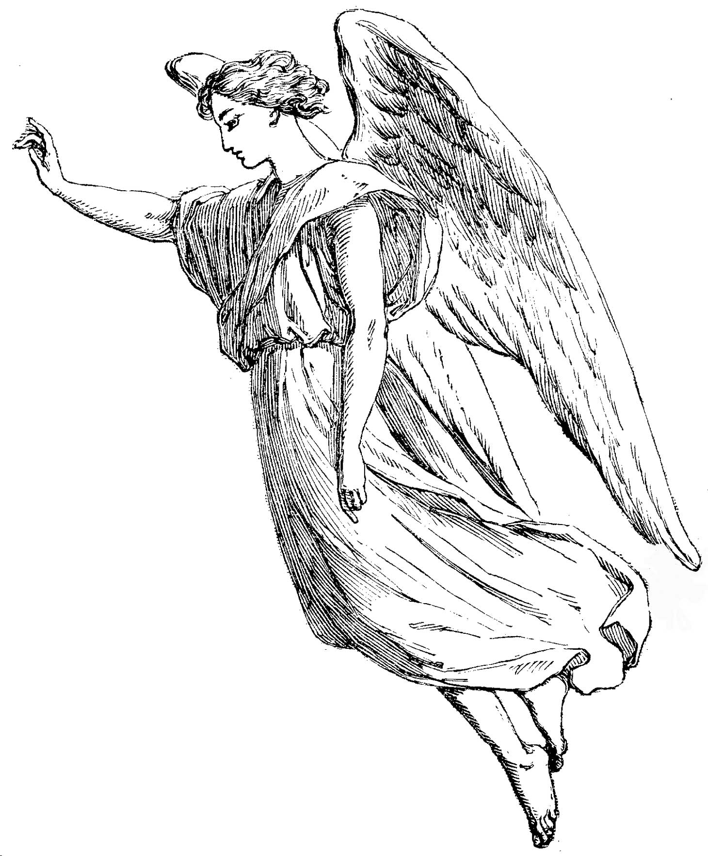 Раскраска: ангел (Персонажи) #86278 - Бесплатные раскраски для печати
