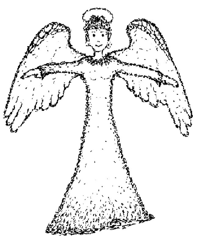 Раскраска: ангел (Персонажи) #86316 - Бесплатные раскраски для печати