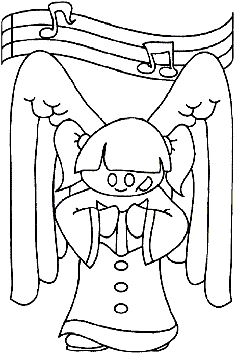 Раскраска: ангел (Персонажи) #86353 - Бесплатные раскраски для печати