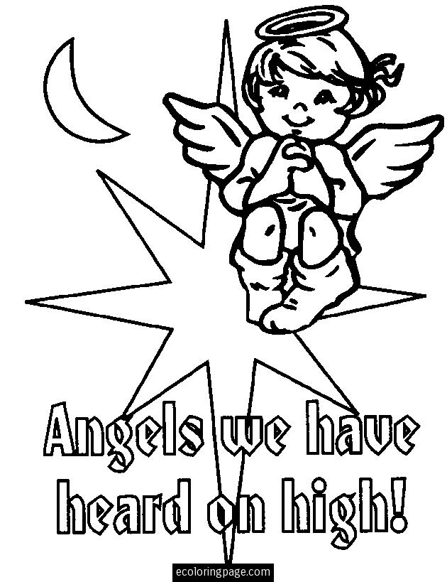 Раскраска: ангел (Персонажи) #86442 - Бесплатные раскраски для печати