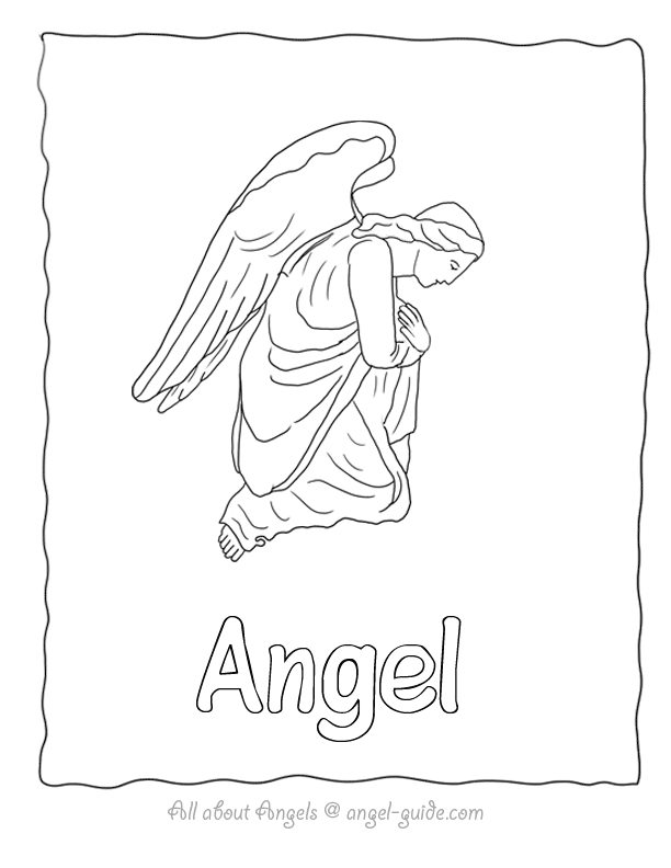 Раскраска: ангел (Персонажи) #86451 - Бесплатные раскраски для печати