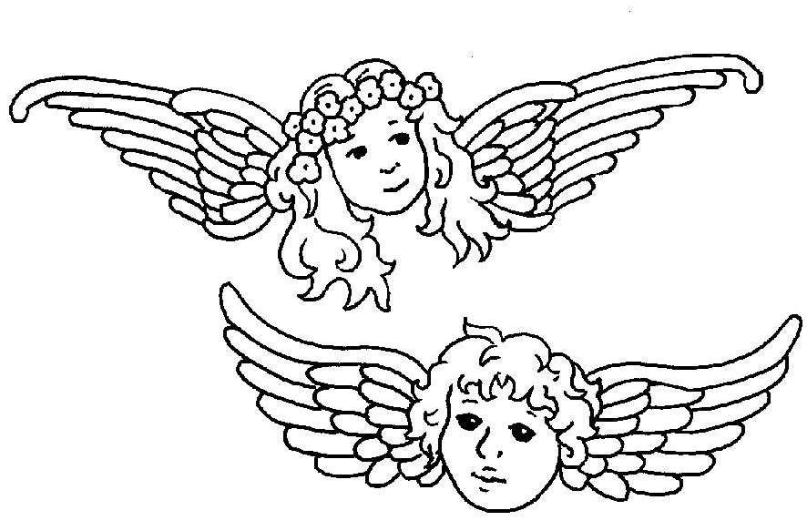 Раскраска: ангел (Персонажи) #86456 - Бесплатные раскраски для печати