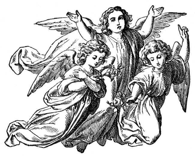 Раскраска: ангел (Персонажи) #86503 - Бесплатные раскраски для печати