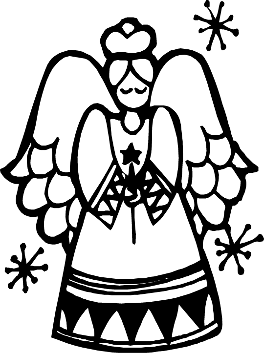 Раскраска: ангел (Персонажи) #86541 - Бесплатные раскраски для печати