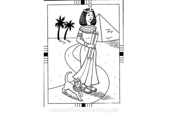 Раскраска: Клеопатра (Персонажи) #90562 - Бесплатные раскраски для печати