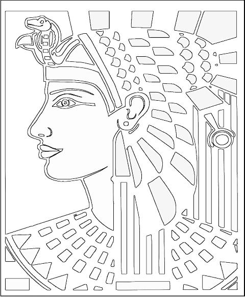 Раскраска: Клеопатра (Персонажи) #90572 - Бесплатные раскраски для печати